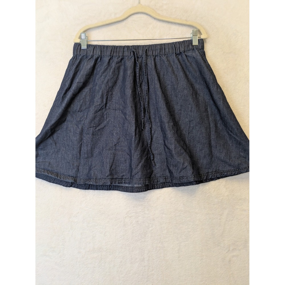MODBE Women's Size L Denim A-Line‎ Skirt